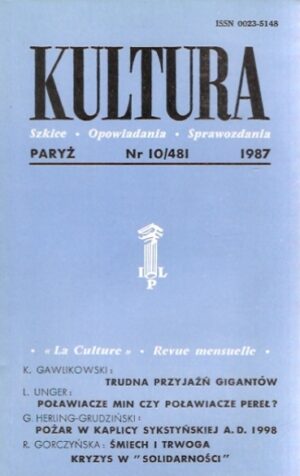 Kultura - Paryż nr 10/481 - 1987