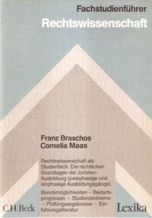 Fachstudienfuhrer - Rechtswissenschaft