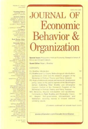 Journal of Economic Behavior & Organization (57/2005 is. 2)