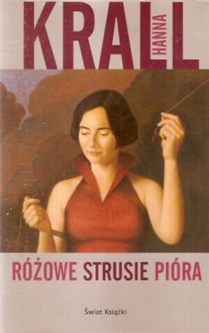 Różowe strusiowe pióra