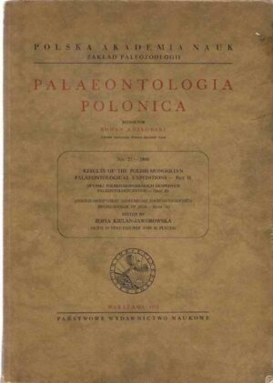 Paleontologia Polonica (po angielsku) No. 21-1969