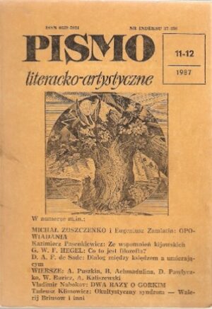 Pismo literacko-artystyczne (11-12/1987)