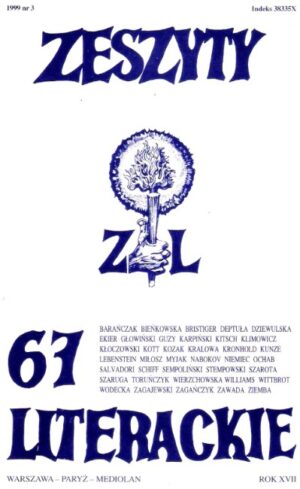 Zeszyty Literackie 67 (1999 nr 3)