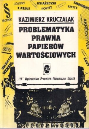 Problematyka prawna papierów wartościowych