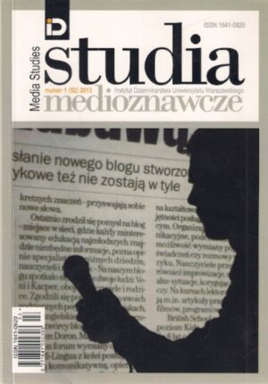 Studia medioznawcze nr 1(52)/2013