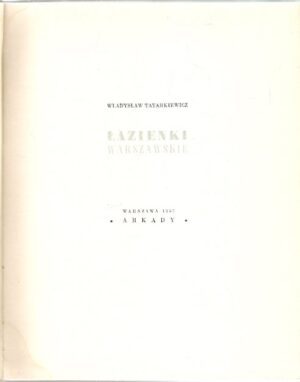 Łazienki warszawskie