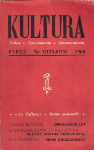 Kultura - Paryż Nr 7/153-8/154 1960