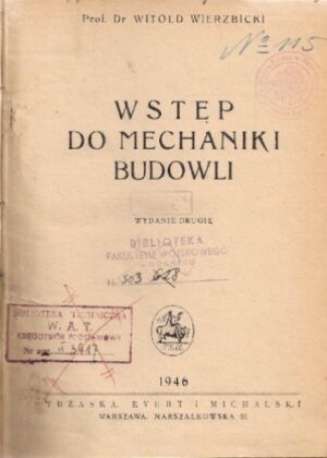 Wstęp do mechaniki budowli