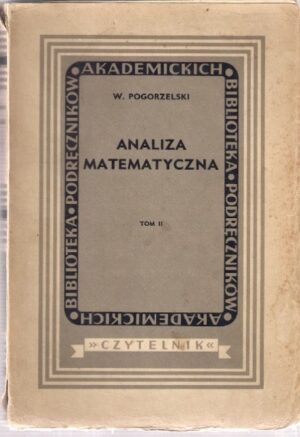 Analiza matematyczna tom II