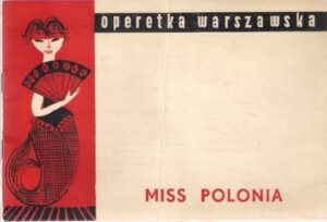 Miss Polonia - Operetka w 3 aktach (17 obrazach) - program, folder