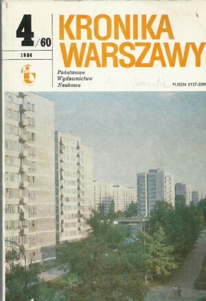 Kronika Warszawy 4/60 1984