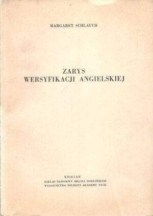 Zarys wersyfikacji angielskiej