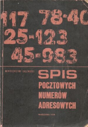 Spis pocztowych numerów adresowych