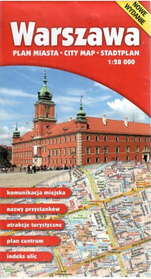 Warszawa - Plan miasta. 2014