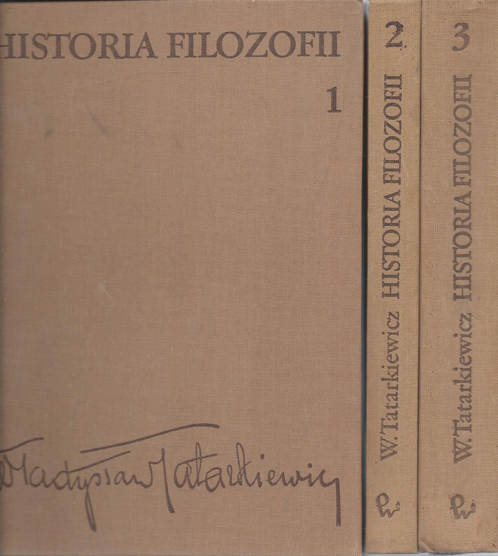 Historia filozofii (Tomy 1, 2, 3)