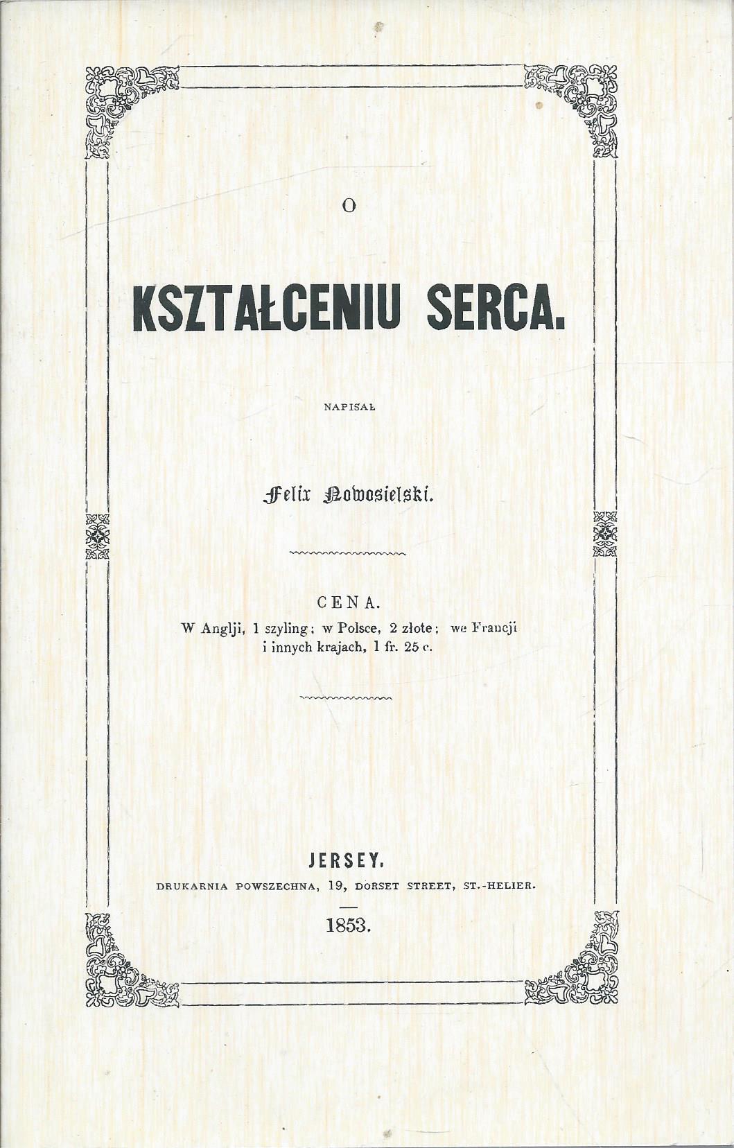 O kształceniu serca